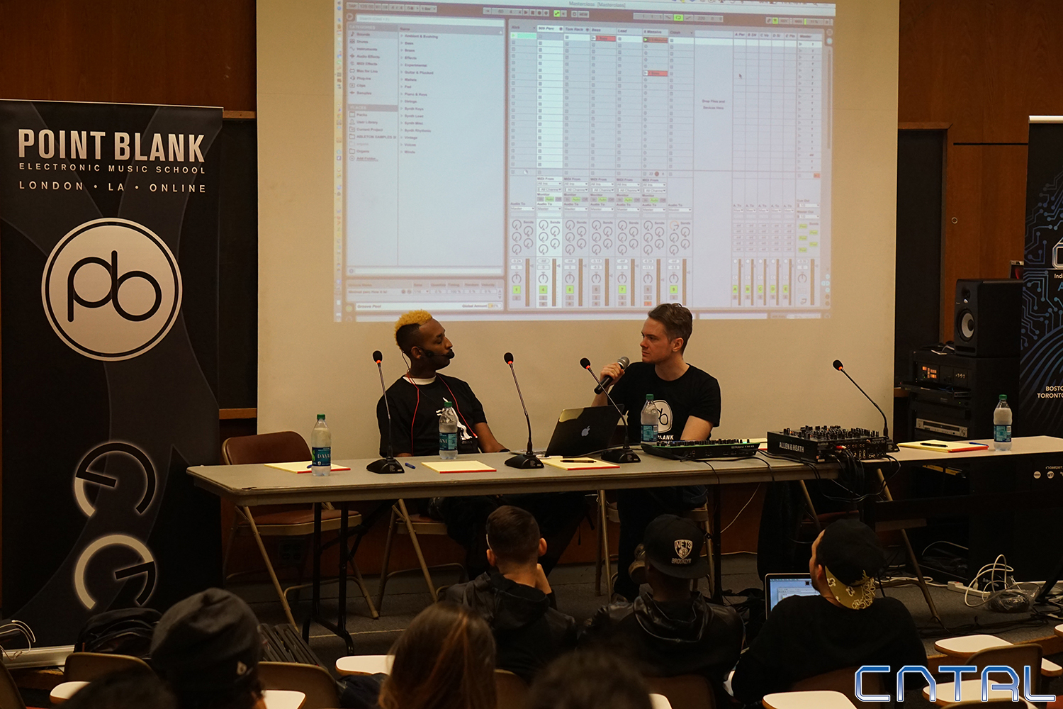 Danitez Saunderson leads a production masterclass hosted by Point Blank.