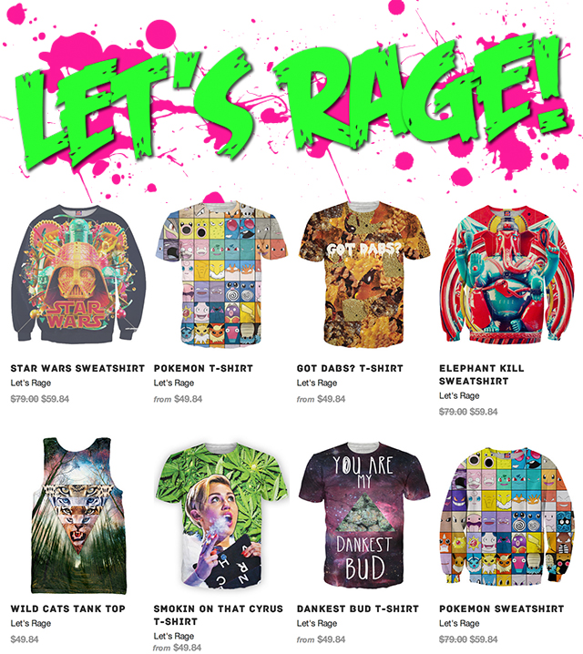GIVEAWAY: Win Anything from Let's Rage Clothing's Shop