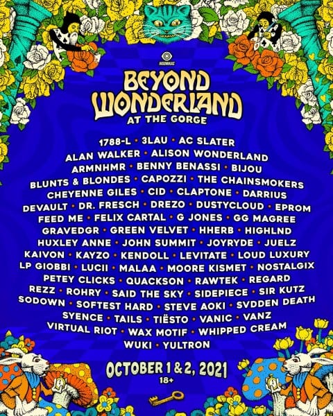 beyond wonderland gorge 2021